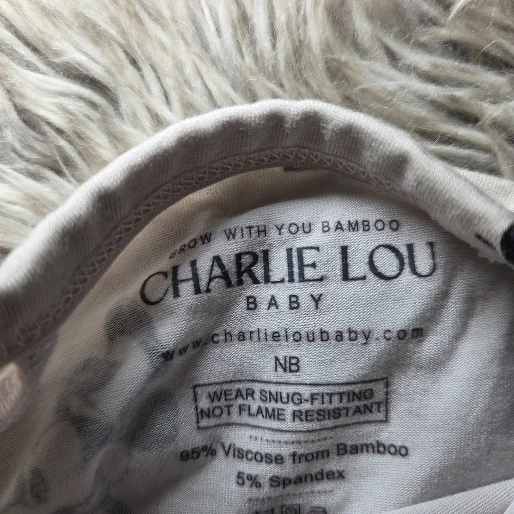 Charlie Lou Baby‎ Mickey Mouse Steamboat Willie Bamboo Footless Romper Newborn